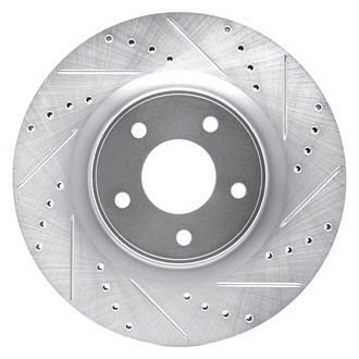 DFC® - Premium Drilled and Slotted Front Passenger Side Brake Rotor