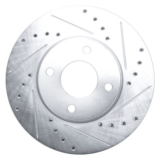 DFC® - Premium Drilled and Slotted Front Passenger Side Brake Rotor