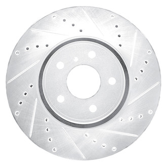 DFC® - Premium Drilled and Slotted Front Passenger Side Brake Rotor