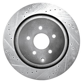 DFC® - Premium Drilled and Slotted Rear Driver Side Brake Rotor