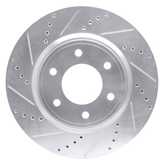 DFC® - Premium Drilled and Slotted Front Driver Side Brake Rotor