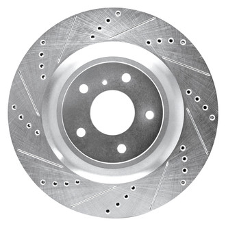 DFC® - Premium Drilled and Slotted Front Driver Side Brake Rotor