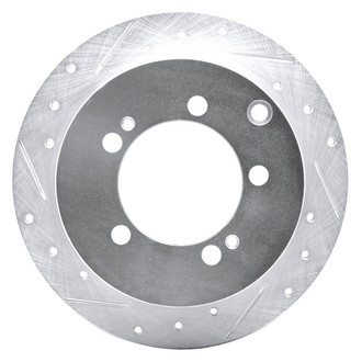DFC® - Premium Drilled and Slotted Rear Driver Side Brake Rotor