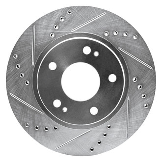 DFC® - Premium Drilled and Slotted Front Driver Side Brake Rotor