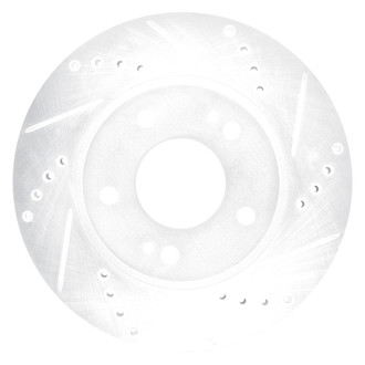 DFC® - Premium Drilled and Slotted Front Passenger Side Brake Rotor