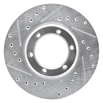 DFC® - Premium Drilled and Slotted Front Driver Side Brake Rotor