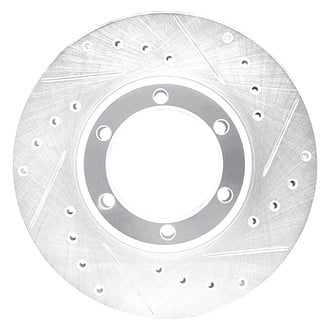 DFC® - Premium Drilled and Slotted Front Passenger Side Brake Rotor