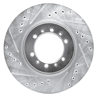 DFC® - Premium Drilled and Slotted Front Driver Side Brake Rotor