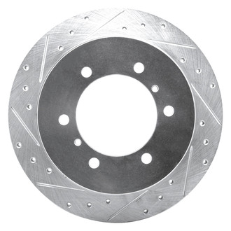 DFC® - Premium Drilled and Slotted Rear Driver Side Brake Rotor