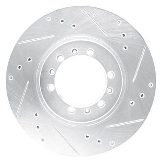 DFC® - Premium Drilled and Slotted Front Passenger Side Brake Rotor