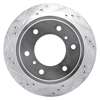 DFC® - Premium Drilled and Slotted Rear Driver Side Brake Rotor
