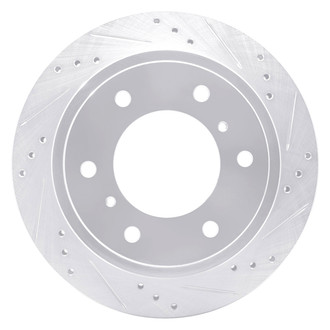 DFC® - Premium Drilled and Slotted Rear Passenger Side Brake Rotor