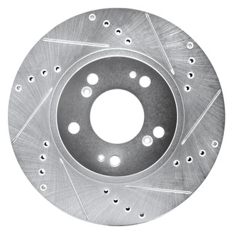DFC® - Premium Drilled and Slotted Front Passenger Side Brake Rotor