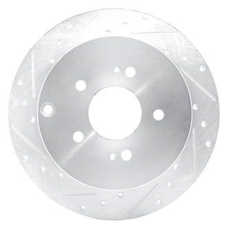 DFC® - Premium Drilled and Slotted Rear Driver Side Brake Rotor