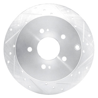 DFC® - Premium Drilled and Slotted Rear Passenger Side Brake Rotor