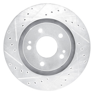 DFC® - Premium Drilled and Slotted Front Driver Side Brake Rotor