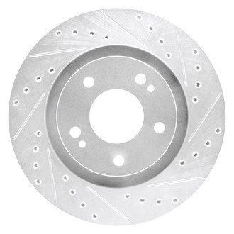 DFC® - Premium Drilled and Slotted Front Passenger Side Brake Rotor