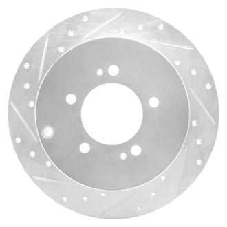 DFC® - Premium Drilled and Slotted Rear Driver Side Brake Rotor