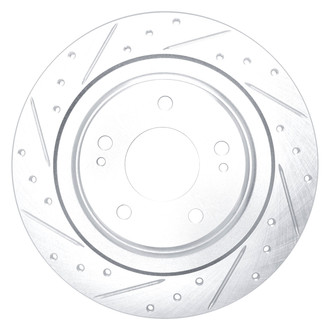 DFC® - Premium Drilled and Slotted Rear Driver Side Brake Rotor
