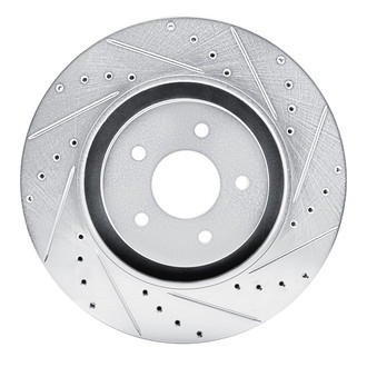 DFC® - Premium Drilled and Slotted Front Passenger Side Brake Rotor
