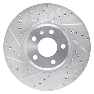 DFC® - Premium Drilled and Slotted Front Driver Side Brake Rotor