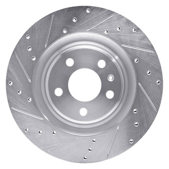 DFC® - Premium Drilled and Slotted Rear Driver Side Brake Rotor