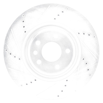 DFC® - Premium Drilled and Slotted Front Driver Side Brake Rotor