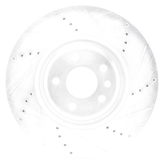 DFC® - Premium Drilled and Slotted Front Passenger Side Brake Rotor