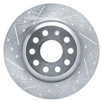 DFC® - Premium Drilled and Slotted Rear Driver Side Brake Rotor