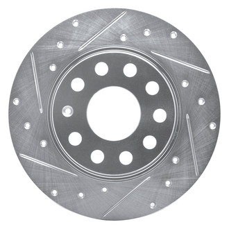 DFC® - Premium Drilled and Slotted Rear Driver Side Brake Rotor