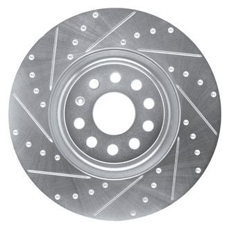 DFC® - Premium Drilled and Slotted Front Driver Side Brake Rotor