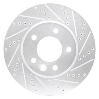 DFC® - Premium Drilled and Slotted Front Passenger Side Brake Rotor