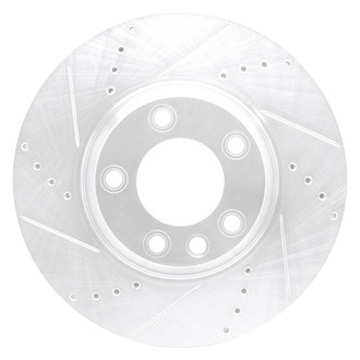 DFC® - Premium Drilled and Slotted Front Passenger Side Brake Rotor