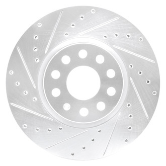 DFC® - Premium Drilled and Slotted Front Driver Side Brake Rotor
