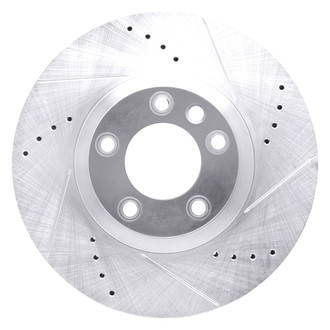 DFC® - Premium Drilled and Slotted Front Driver Side Brake Rotor