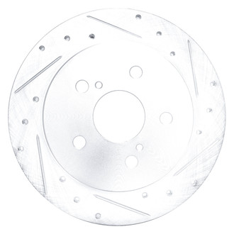 DFC® - Premium Drilled and Slotted Rear Passenger Side Brake Rotor
