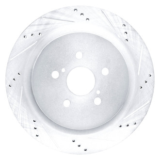 DFC® - Premium Drilled and Slotted Rear Passenger Side Brake Rotor