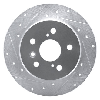 DFC® - Premium Drilled and Slotted Rear Driver Side Brake Rotor