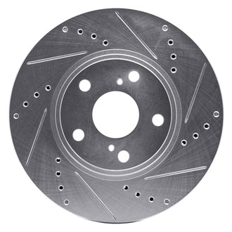DFC® - Premium Drilled and Slotted Front Passenger Side Brake Rotor