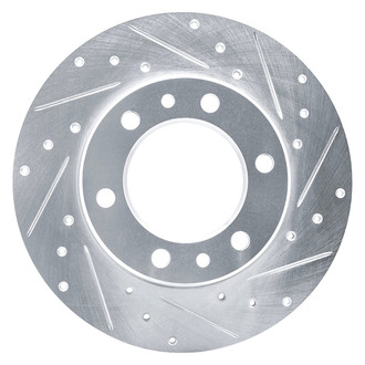 DFC® - Premium Drilled and Slotted Front Passenger Side Brake Rotor