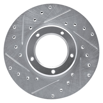 DFC® - Premium Drilled and Slotted Front Driver Side Brake Rotor