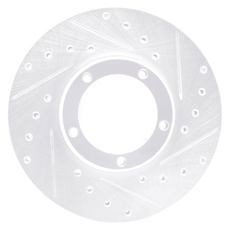 DFC® - Premium Drilled and Slotted Front Passenger Side Brake Rotor