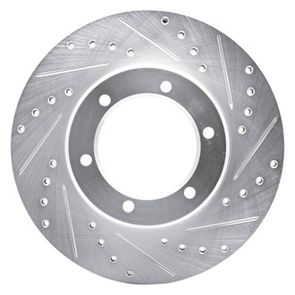 DFC® - Premium Drilled and Slotted Front Passenger Side Brake Rotor