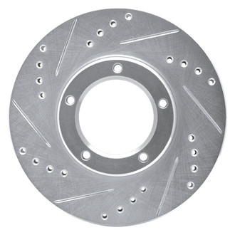 DFC® - Premium Drilled and Slotted Front Driver Side Brake Rotor