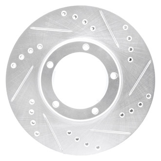 DFC® - Premium Drilled and Slotted Front Passenger Side Brake Rotor
