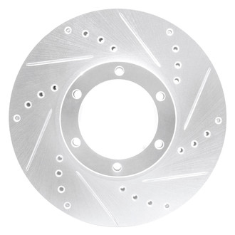 DFC® - Premium Drilled and Slotted Front Passenger Side Brake Rotor