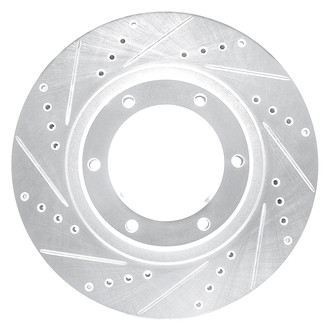 DFC® - Premium Drilled and Slotted Front Driver Side Brake Rotor