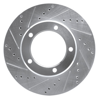 DFC® - Premium Drilled and Slotted Front Driver Side Brake Rotor