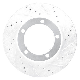 DFC® - Premium Drilled and Slotted Front Passenger Side Brake Rotor