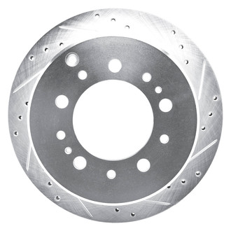 DFC® - Premium Drilled and Slotted Rear Passenger Side Brake Rotor